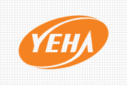 YEHA symbol mark: the word YEHA inside an orange oval depicting the rising sun