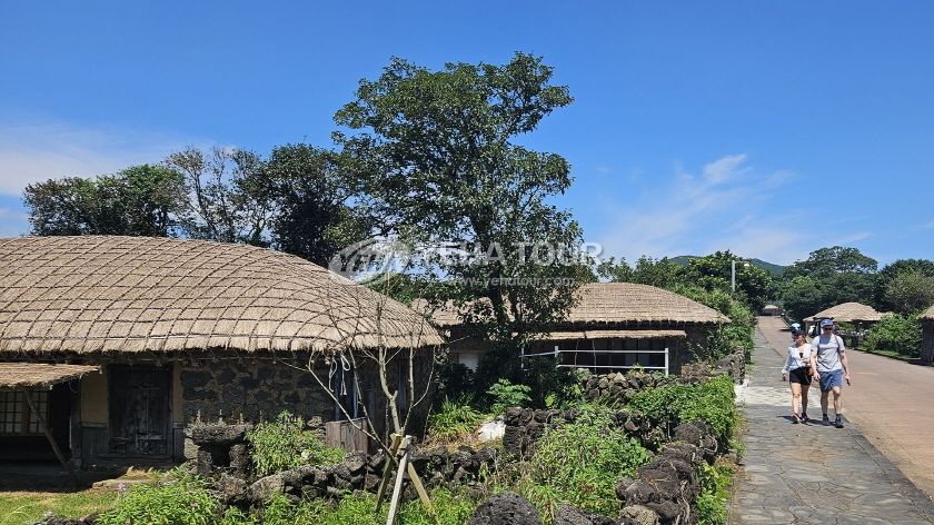 Seongeup Folk Village thatched houses