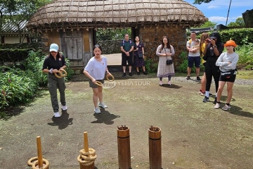 Traditional games at Seongeup Folk Village