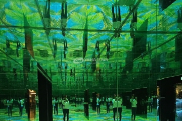 Immersive media art exhibition